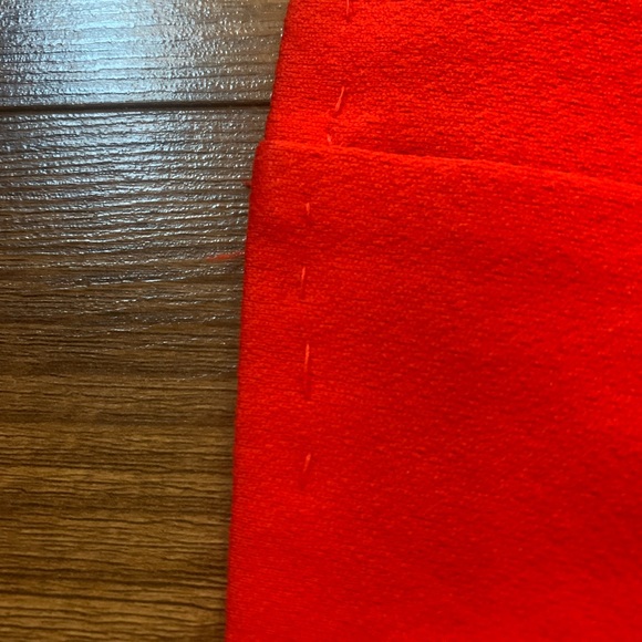 💕 (12) Vintage - Red Low Cut Boho Dress💕 - Picture 7 of 9